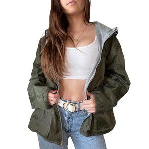 GREEN WINDBREAKER JACKET🍃